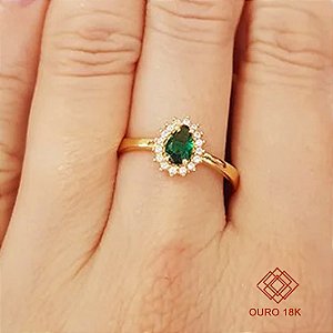 Anel Formatura Estética Ouro 18k Feminino - Sem emblema