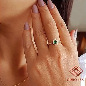 Anel Formatura Magistério Ouro 18k Feminino - Sem emblema