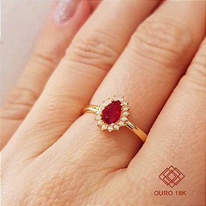 Anel Formatura Jornalismo Ouro 18k Feminino - Sem emblema