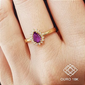 Anel Formatura Letras Ouro 18k Feminino - Sem emblema