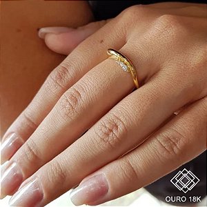 Anel Ouro 18k e Topázio