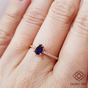 Anel Formatura Matemática Ouro 18k Feminino - Sem emblema