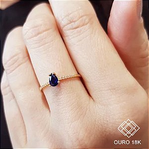 Anel Formatura Psicologia Ouro 18k Feminino - Sem emblema