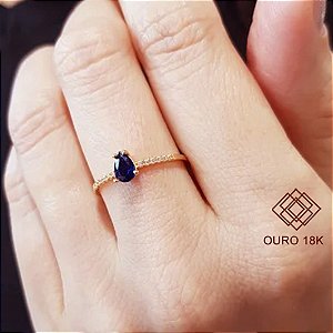 Anel Formatura Química Ouro 18k Feminino - Sem emblema