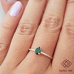 Anel Formatura Enfermagem Ouro 18k Feminino - Sem emblema