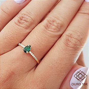 Anel Formatura Estética Ouro 18k Feminino - Sem emblema