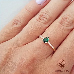 Anel Formatura Nutrição Ouro 18k Feminino - Sem emblema