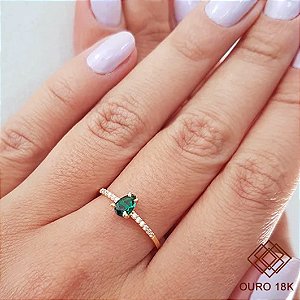 Anel Formatura Serviço Social Ouro 18k Feminino - Sem emblema