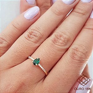 Anel Formatura Técnico Enfermagem Ouro 18k Feminino - Sem emblema