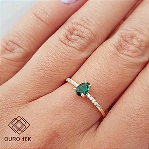 Anel Formatura Zootecnia Ouro 18k Feminino - Sem emblema