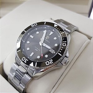 Relógio Victor Hugo Masculino Vidro Safira Automático VNH3SS003 E1SX