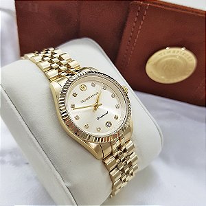 Relógio Victor Hugo Diamond Sapphire Crystal VFGSS1002 C1KX