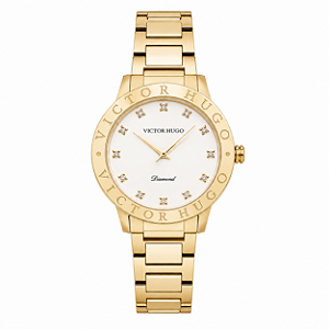 Relógio Victor Hugo Diamond Sapphire Crystal VFGSS0001 C1KX