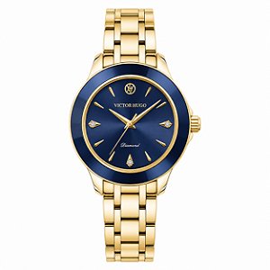 Relógio Victor Hugo Sapphire Crystal VFGSS0004 G1KX