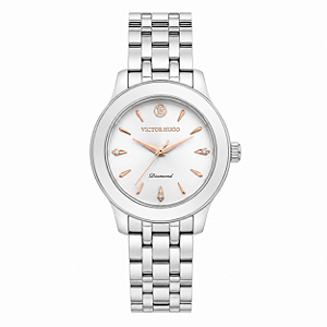 Relógio Victor Hugo Diamond Sapphire Crystal VFBSS0002 S1SX