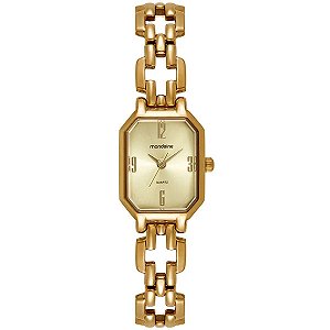 Relógio Mondaine Feminino Dourado 32975lpmvdm1