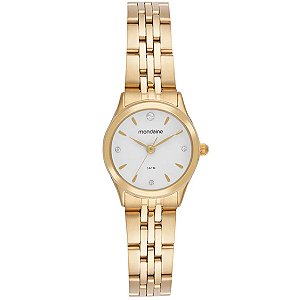 Relógio Mondaine Feminino Dourado 32958lpmvde1