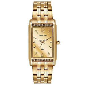 Relógio Mondaine Feminino Dourado 32959lpmvde1