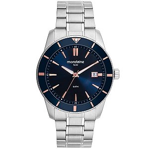 Relógio Mondaine Masculino Prata 32947g0mvne1