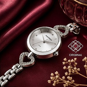 Relógio Mondaine Feminino Coração Prata 32934l0mvnm2