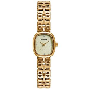 Relógio Mondaine Feminino Dourado 32970lpmvdm1