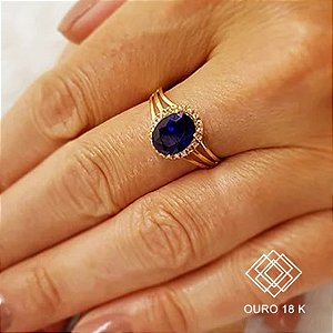 Anel Formatura Feminino Engenharia Mecânica Ouro 18k - Sem emblema