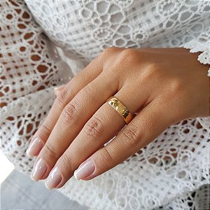 1 Aliança Casamento Ouro 10k