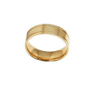 1 Aliança Casamento Ouro 10k