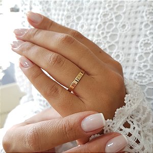 1 Aliança Casamento Ouro 10k