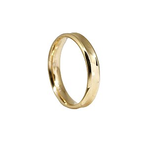 1 Aliança Casamento Ouro 10k