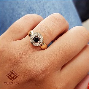 Anel Formatura Feminino Comércio Exterior Ouro 18k - Sem emblema