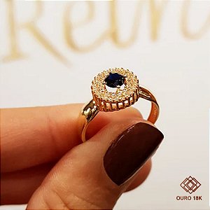 Anel Formatura Feminino Engenharia de Produção Ouro 18k - Sem emblema