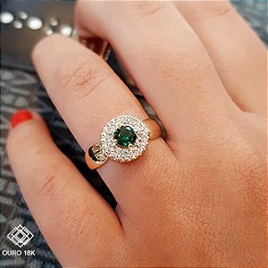 Anel Formatura Feminino Educação Física Ouro 18k - Sem emblema