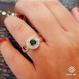 Anel Formatura Feminino Técnico Enfermagem Ouro 18k - Sem emblema