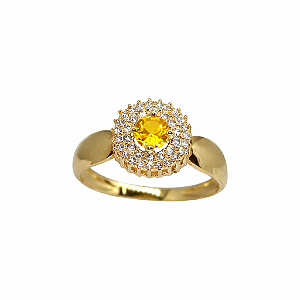 Anel Formatura Feminino Farmácia Ouro 18k - Sem emblema