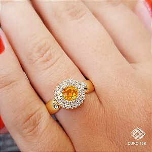 Anel Formatura Feminino Farmácia Ouro 18k - Sem emblema