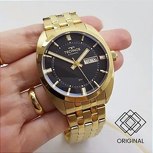 Relógio Technos Masculino Automatico Dourado 8205or/1p