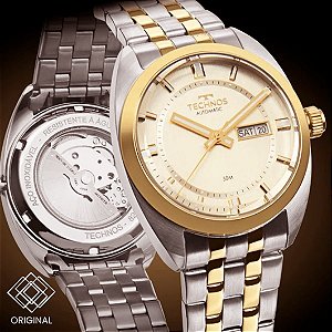 Relógio Technos Masculino Automatico Bicolor 8205ou/1x