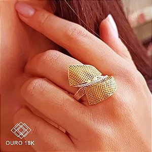 Anel Filigrana Ouro 18k