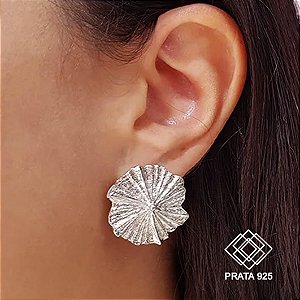 Brinco Folha Prata 925