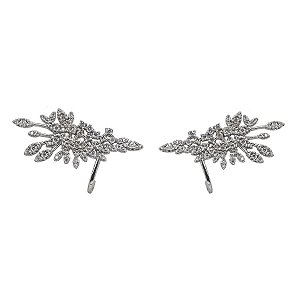 Brinco Ear Cuff Prata 925 Zircônias