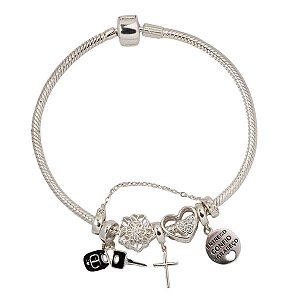 Pulseira Berloques Prata 925