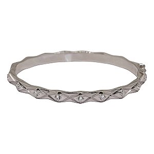 Bracelete Prata 925 Zircônia