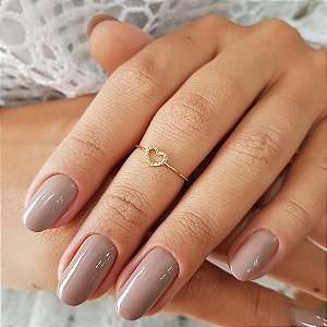 Anel Falange Coração Ouro 18k