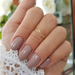 Anel Infinito Falange Ouro 18k