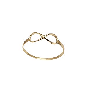 Anel Infinito Falange Ouro 18k