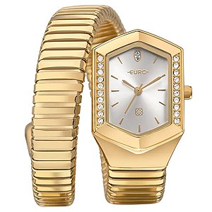 Relógio Euro Dourado Serpente Eu2035zap/5k