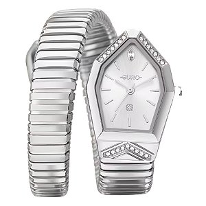 Relógio Euro Prata Serpente Eu2035zal/5k