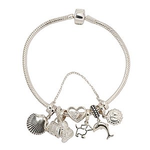 Pulseira Berloques Prata 925