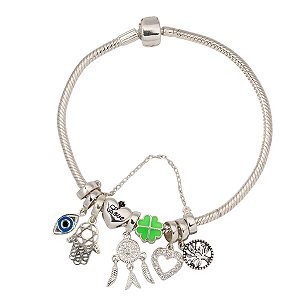 Pulseira Berloques Prata 925